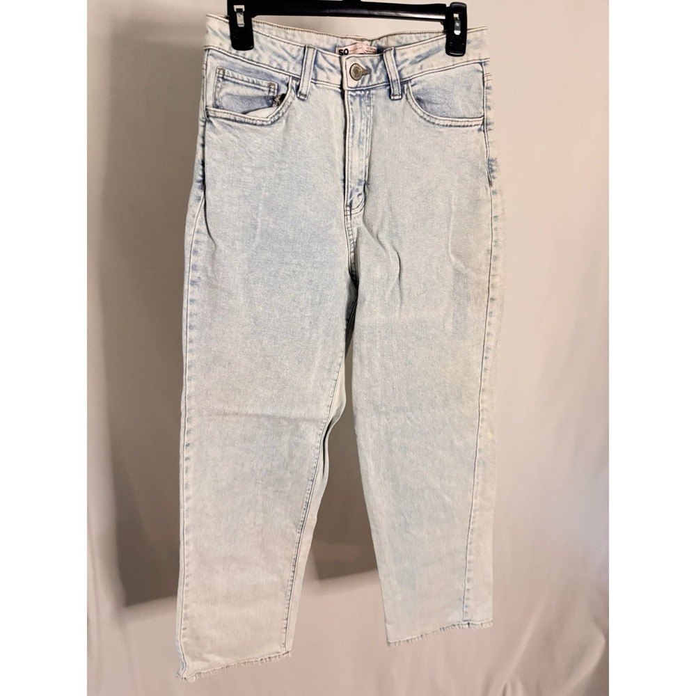 SO - Baggy Dad Jeans Highest Rise Light Acid Wash‎ - Blue - 11/30W - Womens